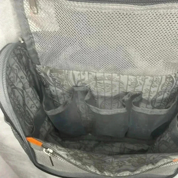 Ricardo Beverly Hills Black & Gray Travel Vacation Toiletry Bag - Picture 3 of 10